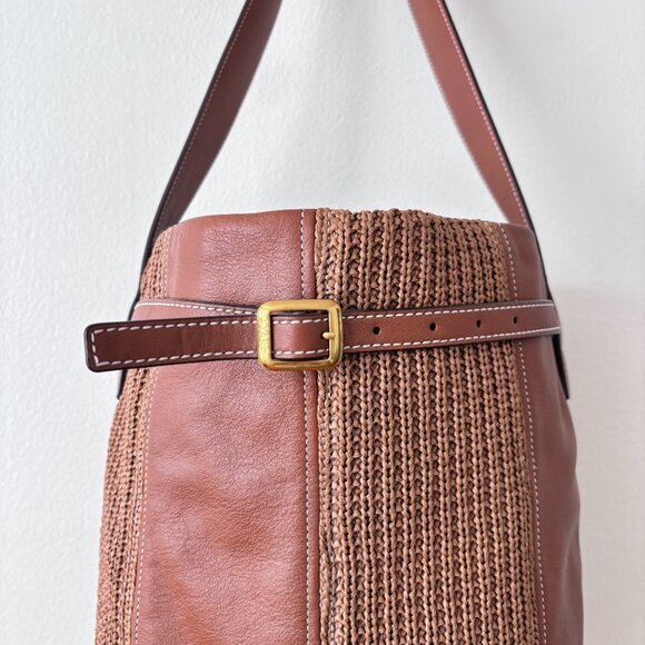 STAUD Cabana Large Raffia Tote Bag - Picture 9 of 10